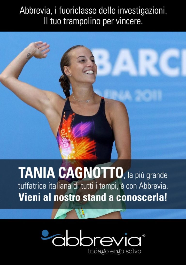 La campionessa di Bolzano testimonial Abbrevia a Milano per la manifestazione di categoria, il 16 novembre. Nello sport come nel campo delle investigazioni, attitudine vincente.